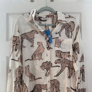 NEW - Cupshe Jaguar Long Shirt/Dress